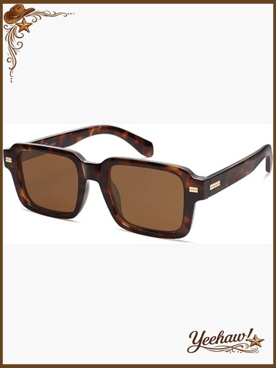Big Trendy Square Polarized Sunglasses Chunky Rectangle Shades main image 7